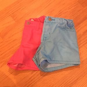 Pink and Blue Shorts
